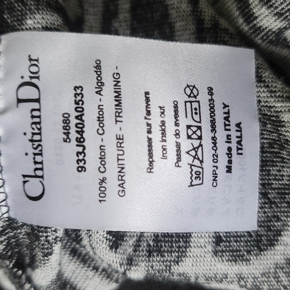 Authentic Dior Terry Cloth Jacquard Hoodie - Picture 6 of 6